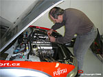 Preparation of the Audi A4 ST race car