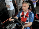 Michal Matjovsk na motorsport-simultoru fy Aqua Pro Racing