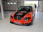 Michal Matjovsk bhem testovn s vozem BMW 130i tmu GSM Racing na mosteckm autodromu