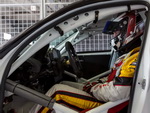 Michal Matjovsk bhem testovn s vozem BMW 130i tmu GSM Racing na mosteckm autodromu