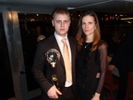 Michal Matjovsk spolu se svoj manelkou, ETCC Awards Ceremony 2014, Pa