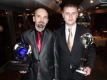 Dva nejlep jezdci FIA ETCC 2014, kat. Super 2000/TC2 Michal Matjovsk a Petr Fuln, ETCC Awards Ceremony 2014, Pa