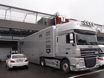 Dopravn technika tmu Kenek Motorsport na okruhu ve Spa-Francorchamps