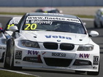 Michal Matjovsk s vozem BMW 320si na okruhu ve Spa-Francorchamps