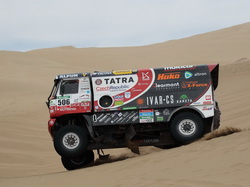 FATBOY v dunch bhem devt etapy rally Dakar 2015